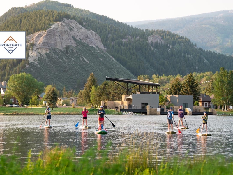 Stand Up Paddle Boarding on Nottingham Lake
