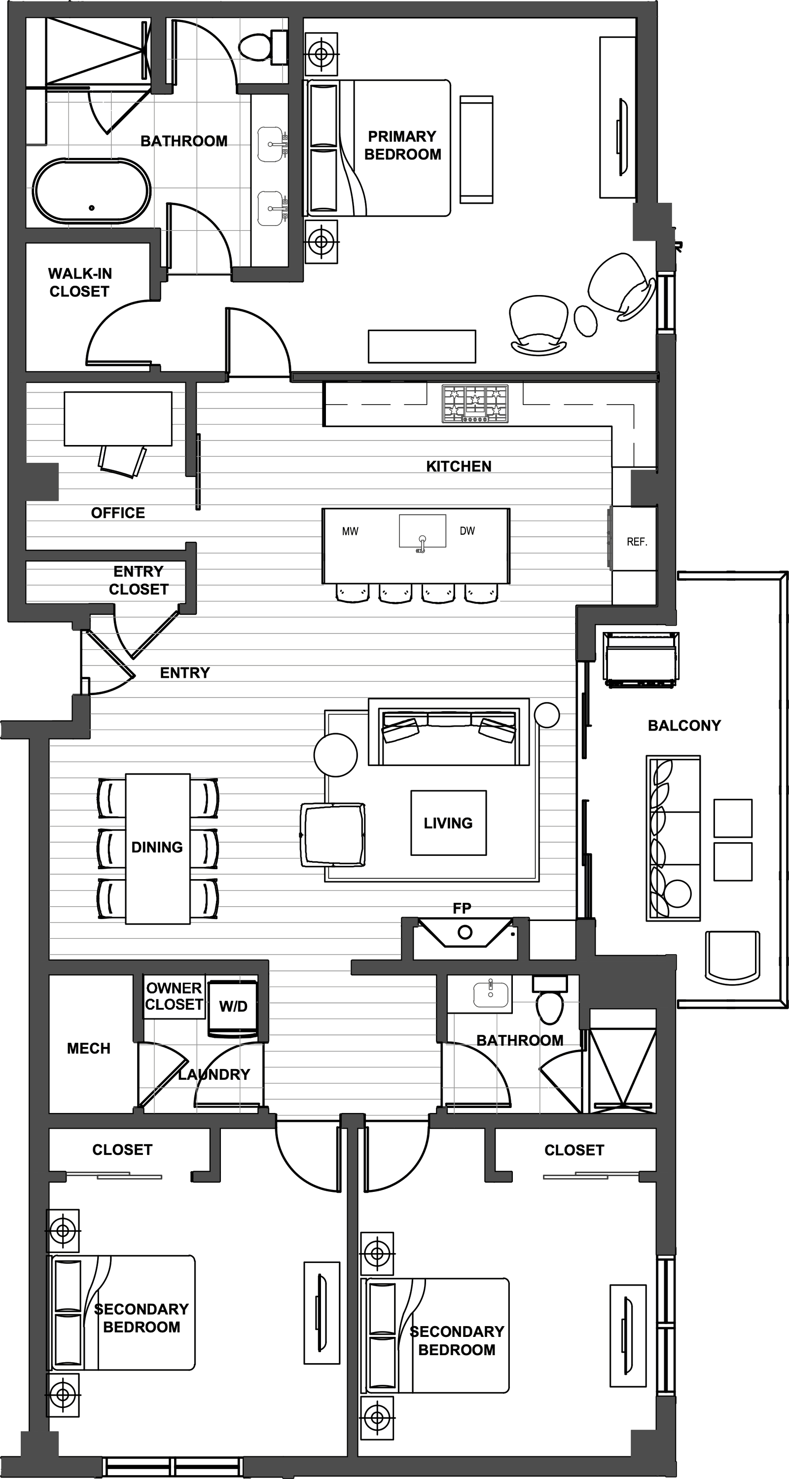 FGA Residence 323 Floor Plan