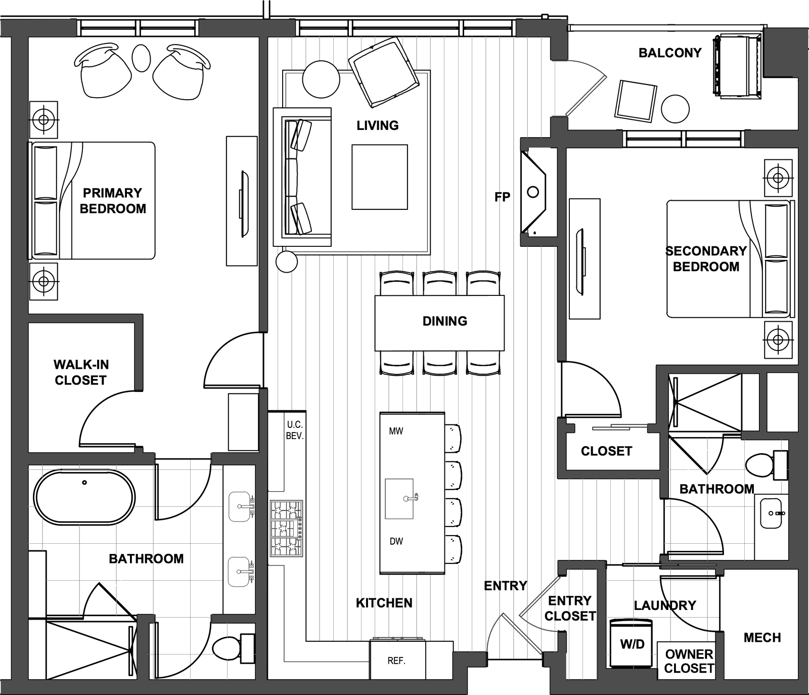 FGA Residence 326 Floor Plan