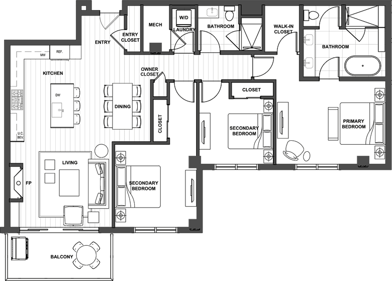 FGA Residence 327 Floor Plan