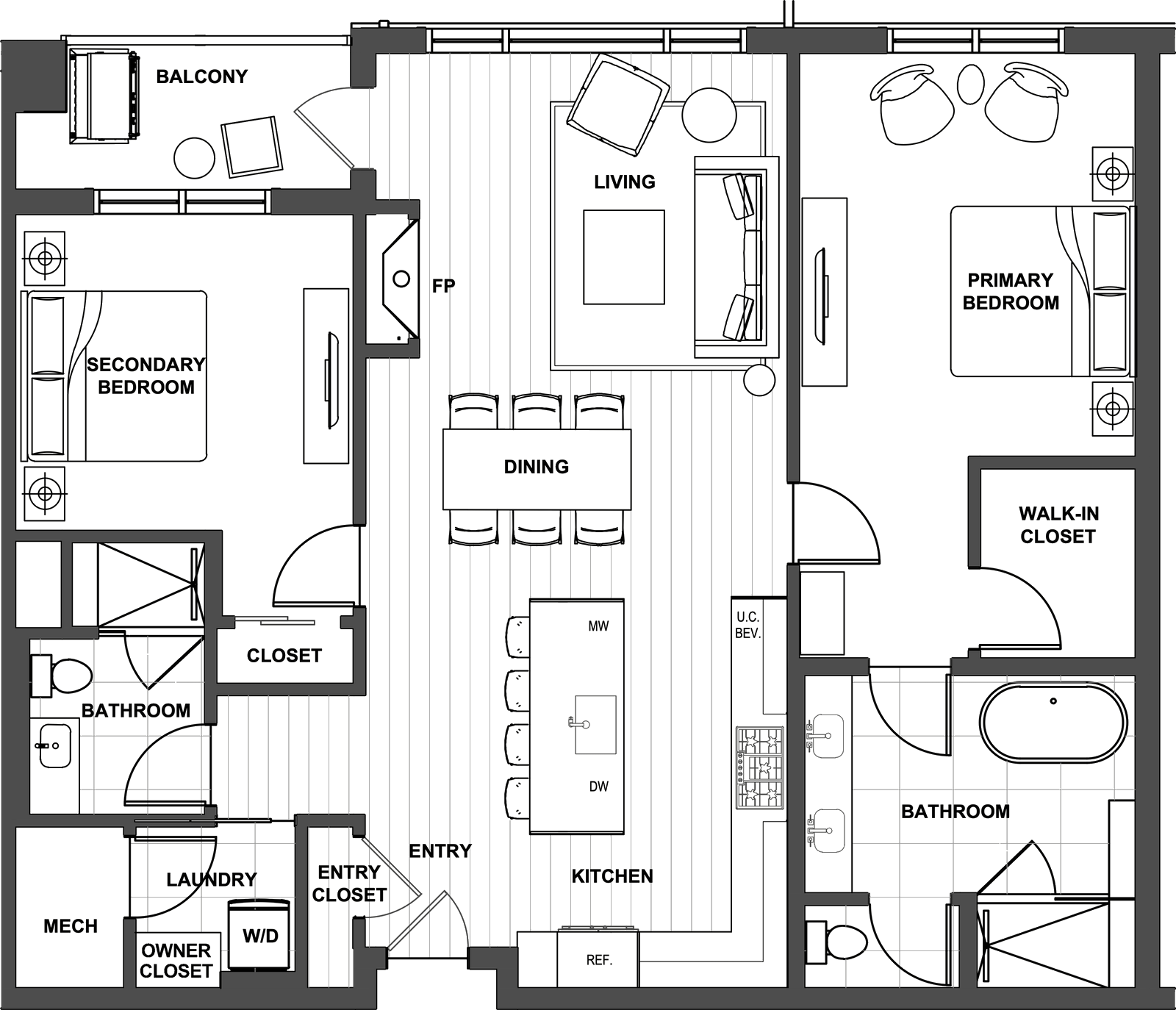 FGA Residence 424 Floor Plan