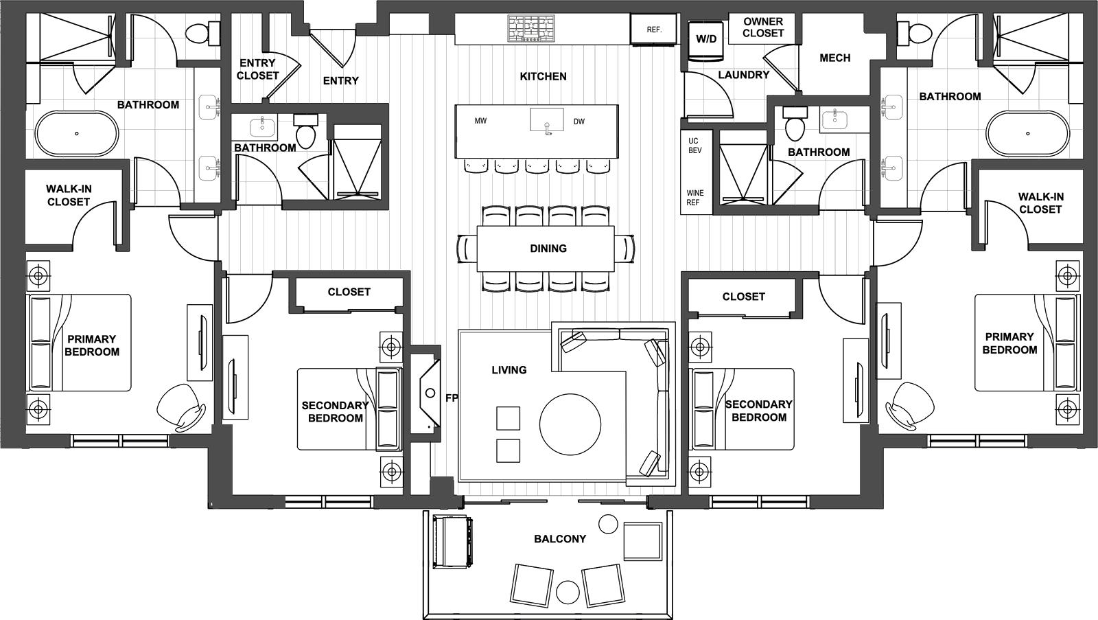 FGA Residence 425 Floor Plan