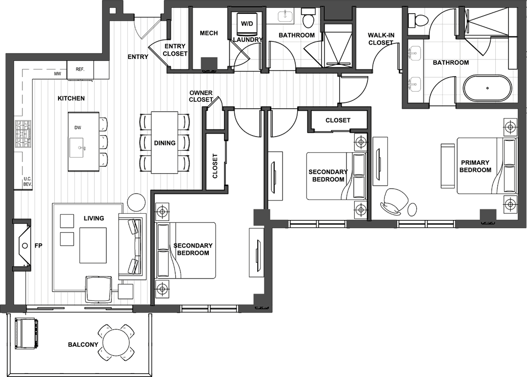 FGA Residence 427 Floor Plan