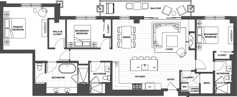FGA Residence 428 Floor Plan