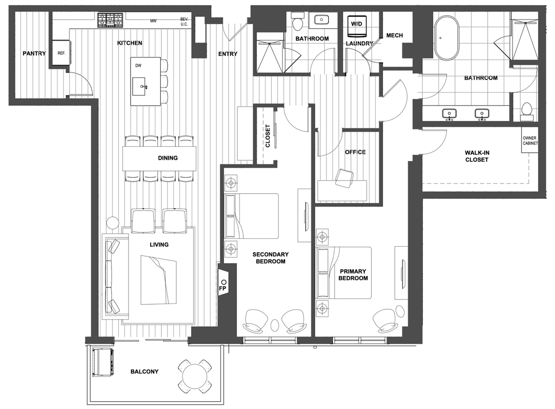 FGA Residence 419 Floor Plan